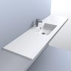 Раковина встраиваемая Fancy Marble Lauretta 1850, белый (5615301) Встраиваемые сверху Прямоугольные