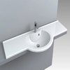 Раковина вбудована Fancy Marble Lena 1400, білий (1414101) Вбудовувані зверху 