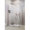 Душевая кабина Radaway Furo Brushed Copper KDJ 140Lx80 (10104722-93-01L+10110680-01-01+10113080-01-01) Прямоугольные Прозрачное