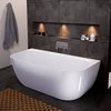 Ванна каменная 175х85 Fancy Marble Maddalena, белый матовый (91175103) Fancy Marble Овальные