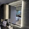 Зеркало 95х100 см с LED подсветкой Fancy Marble Sandy (Sandy 95*100) Fancy Marble Зеркала