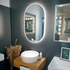 Зеркало 54х90 см с LED подсветкой Fancy Marble Sky (Sky 90*54) Fancy Marble Зеркала