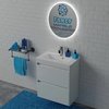 Мебельный комплект Fancy Marble Bali 70-2 с раковиной Annabelle 700, белый матовый (fiji-70-2 М An) Fancy Marble Мебельные комплекты
