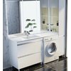 Мебельный комплект Fancy Marble Jamaica 1500 R/L с раковиной, белый (Jamaica 1500 Б) Fancy Marble Мебельные комплекты