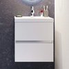 Меблевий комплект Fancy Marble Rodos 60 з раковиною Dora 600, білий (ШН-Rodos 600 Б Do) Fancy Marble Меблеві комплекти