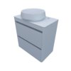 Мебельный комплект Fancy Marble Fiji 70-2 с раковиной Diana 420, белый матовый (fiji-70-2 М Di) Fancy Marble Мебельные комплекты
