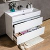 Меблевий комплект Fancy Marble Sherman 100 з раковиною Signe 1000, білий (Sherman 1000 б Si) Fancy Marble Меблеві комплекти