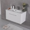 Меблевий комплект Fancy Marble Bali 80 з раковиною Annabelle 800, білий (fiji-80 Б An) Fancy Marble Меблеві комплекти