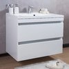 Мебельный комплект Fancy Marble Borneo 80 с раковиной Yonna 800C, белый (Borneo 800 Б Yo) Fancy Marble Мебельные комплекты
