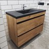 Мебельный комплект Fancy Marble Borneo 100 с раковиной Lucia 1000, шпон (Borneo 1000 Ш) Fancy Marble Мебельные комплекты