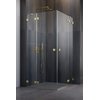 Душевая кабина Radaway Essenza Pro Brushed Gold KDD 90Lx100R (10096090-99-01L+10096100-99-01R) Прямоугольные Прозрачное