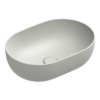 Керамическая раковина 50х35 см Catalano Sfera, cemento satinato (05 2250 0023) На столешницу, На тумбу Овальные