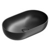 Керамическая раковина 60х37 см Catalano Sfera, nero satinato (05 2261 0022) На столешницу, На тумбу Овальные