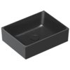 Керамическая раковина 45х35 см Catalano Premium, nero satinato (14535ZENS) На столешницу, На тумбу Прямоугольные