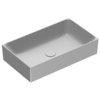 Керамическая раковина 60х35 см Catalano Premium, cemento satinato (16035ZECS) На столешницу, На тумбу Прямоугольные