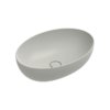 Керамическая раковина 60х42 см Catalano Sfera, cemento satinato (05 2260 0023) На столешницу, На тумбу Овальные