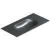 Керамическая раковина 100х50 см Catalano Horizon, nero satinato (1100HZNS) Встраиваемые сверху, Подвесные Прямоугольные