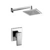 Душова система Paffoni Shower, верхній душ 200х200 мм, хром (KITEL010CR/M) Душові комплекти (системи) Хром