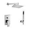 Душевая система Paffoni Shower, с верхним душем 300х300 мм, хром (KITEL015CR/M300) Душевые комплекты (системы) Хром