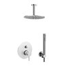 Душевая система скрытого монтажа Paffoni Shower, с верхним душем d225 мм, нерж. сталь (KITLIG015ST120) Душевые комплекты (системы) Нерж. сталь