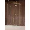 Душова кабіна Radaway Essenza Pro Brushed Gold KDJ+S 80Rx100 Прямокутні Прозоре
