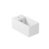 Раковина 40х20 см Galassia Plus Design, белый (6030) На столешницу, На тумбу, Подвесные Прямоугольные