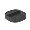 Раковина накладная 45х45 см Galassia Smart B, черный матовый (7403NEMT) На столешницу, На тумбу Квадратные