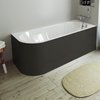 Гідромасажна акрилова ванна 170х70 Sanycces Torino angolo Elegance Right, білий/RAL (BN142EDRAL) Sanycces Овальні, Прямокутні