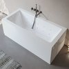 Гидромассажная акриловая ванна Sanycces Cube Elegance 170х80 см, белый (BN12117080E) Sanycces Прямоугольные