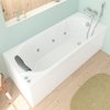 Гидромассажная акриловая ванна Sanycces Serena Confort 170х75 см, белый (BN11817075B) Sanycces Прямоугольные