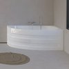 Ванна акриловая Sanycces Tripoli Right 160х90 см, белый (BN129D) Sanycces Угловые асимметричные
