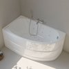 Гидромассажная акриловая ванна Sanycces Tripoli Elegance Left 160х90 см, белый (BN129EI) Sanycces Угловые асимметричные