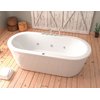 Гидромассажная акриловая ванна Sanycces Loft T Confort 180х80 см, белый (BN120TFAL) Sanycces Овальные
