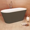 Ванна из минерального литья 170х80 Sanycces Modern Sanycoat, белый матовый/RAL (BN303170080WMRAL) Sanycces Овальные