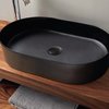 Раковина накладна 38х60 cm Sanycces Trapani, чорний матовий (LV5210613913BM) На стільницю, На тумбу 