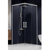 Душевая кабина Radaway Idea White KDD 110Lx110R (387063-04-01L+387063-04-01R) Квадратні Прозоре
