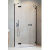 Душевая кабина Radaway Essenza Black PDD 90Lx100R (1385001-54-01L+1385003-54-01R) Радиусные асимметричные Прозрачное