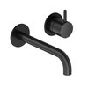 Смеситель для раковины Hotbath Cobber, излив 18 см, черный матовый (CB105EXT18BL) Для раковины Черный матовый
