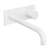 Смеситель для раковины Hotbath Cobber, излив 25 см, белый матовый (CB106EXT25WH) Для раковины Белый матовый