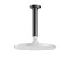 Душевой кронштейн 15 см Hotbath Cobber, черный хром (CB452BK) Hotbath Коллекция Cobber 