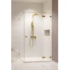 Душевая кабина Radaway Essenza Pro Brushed Gold KDJ 100Rx80 (10097100-99-01R+10098080-01-01) Прямоугольные Прозрачное