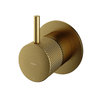 Переключатель на 2 положения Hotbath Cobber X, матовая латунь PVD (CX111EXTBBP) Hotbath Коллекция Cobber X 