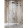 Душевая кабина Radaway Essenza Pro Brushed GunMetal KDJ 100Rx100 (10097100-92-01R+10098100-01-01) Квадратные Прозрачное