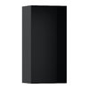 Настенная ниша с открытой рамой Hansgrohe XtraStoris Minimalistic 30x15х10 см, черный матовый (56070670) Скрытые ниши Hansgrohe