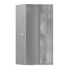 Настенная ниша с дверцей под плитку Hansgrohe XtraStoris Rock 30x15х14 см, нержавеющая сталь (56088800) Скрытые ниши Hansgrohe