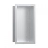 Настенная ниша с рамкой Hansgrohe XtraStoris Individual 30x15х10 см, нержавеющая сталь (56094800) Скрытые ниши Hansgrohe