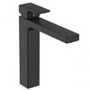 Смеситель для раковины Hansgrohe Vernis Shape, без донного клапана, черный матовый (71591670) Для раковины Черный матовый