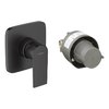 Смеситель скрытого монтажа для душа Hansgrohe Vernis Shape, черный матовый (71662670) Для душа Черный матовый