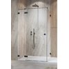 Душевая кабина Radaway Essenza Pro Brushed GunMetal KDJ 100Lx90 (10097100-92-01L+10098090-01-01) Прямоугольные Прозрачное