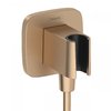 Шланговое подсоединение Hansgrohe FixFit Q, бронза (26887140) Hansgrohe Коллекция FixFit Q 